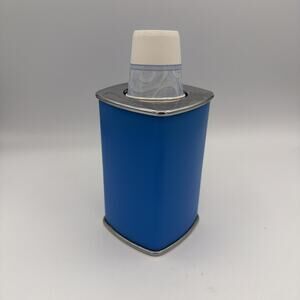 Dixie Cup Dispenser Blue Chrome/Silver - Vintage - 3 oz or 5 oz cups Bathroom